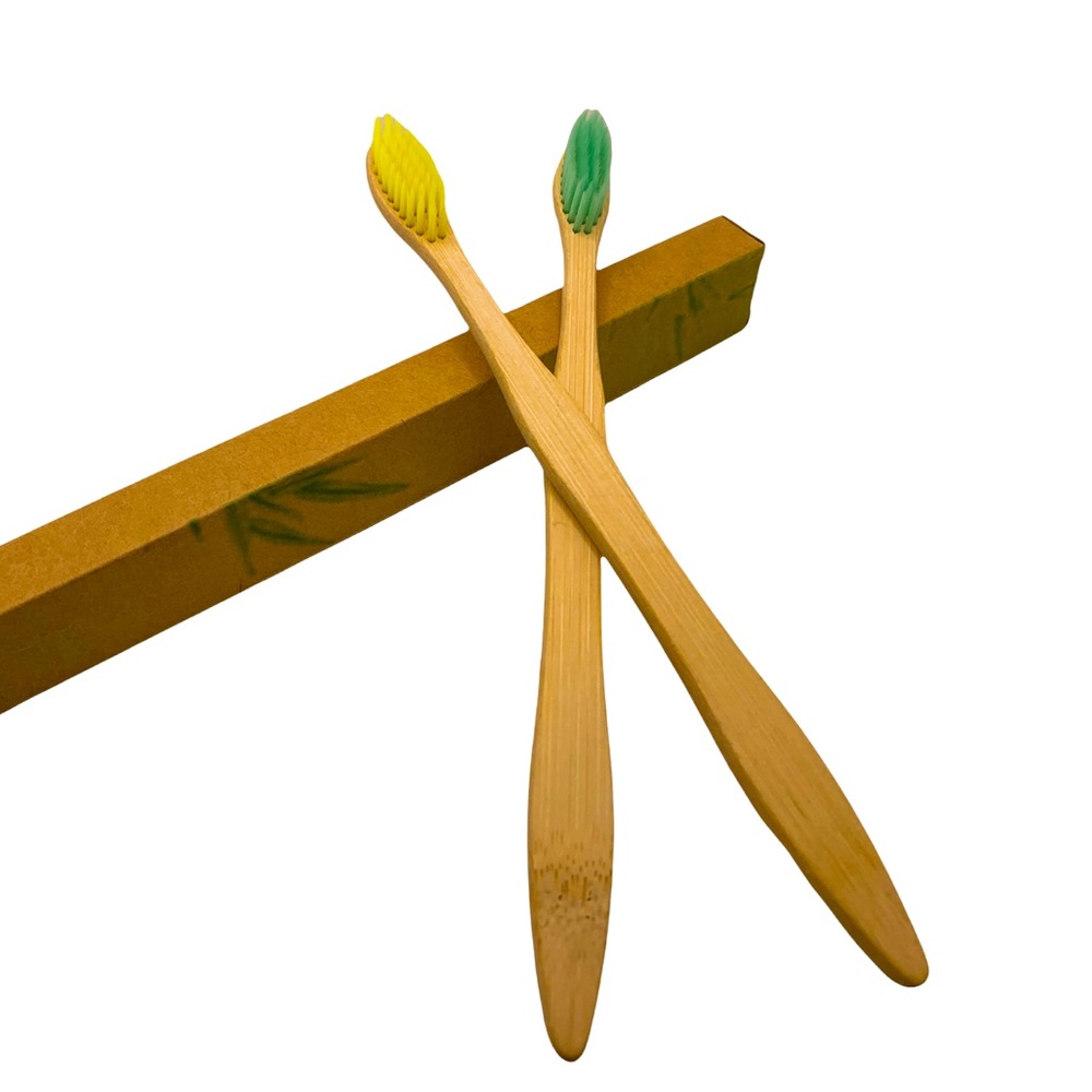 Bamboo Tooth Brush | Soft Bristle 2 Piece Set